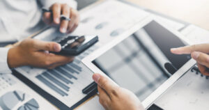 business people working together