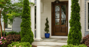 front door of a home