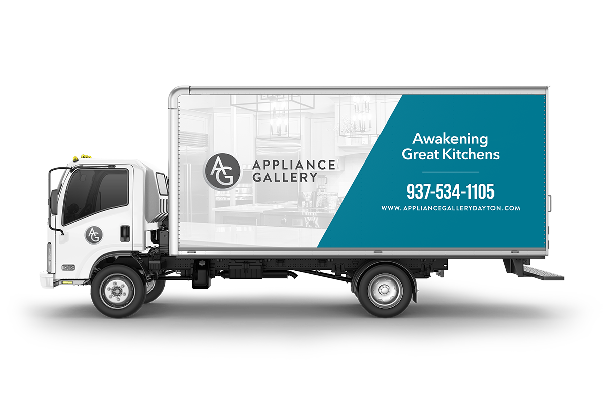 Appliance Gallery Logo Gallery truck wrap