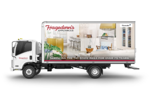 Hagedorn's Logo Gallery truck wrap