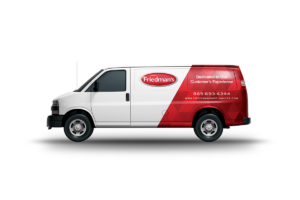 Friedman's Logo Gallery van wrap