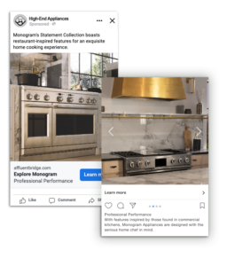 Monogram social ads